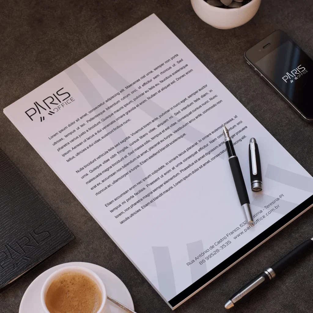 Paris Office — aplicação visual 6